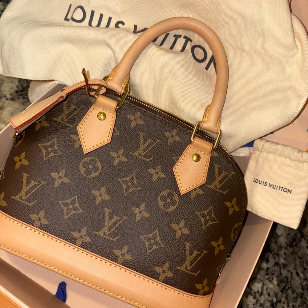 Louis Vuitton Brown Monogram Handbag